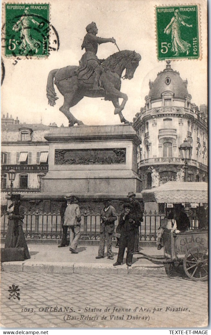 45 ORLEANS -- Statue De Jeanne D'arc, Bas Relief - Orleans