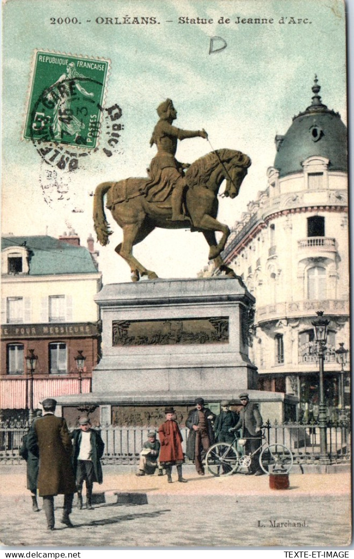 45 ORLEANS -- Statue De Jeanne D'arc (color) - Orleans