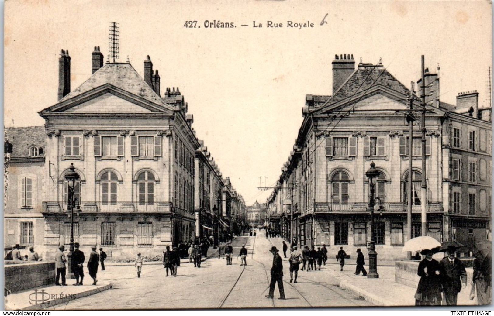 45 ORLEANS -- Perspective Rue Royale Depuis Le Pont  - Orleans