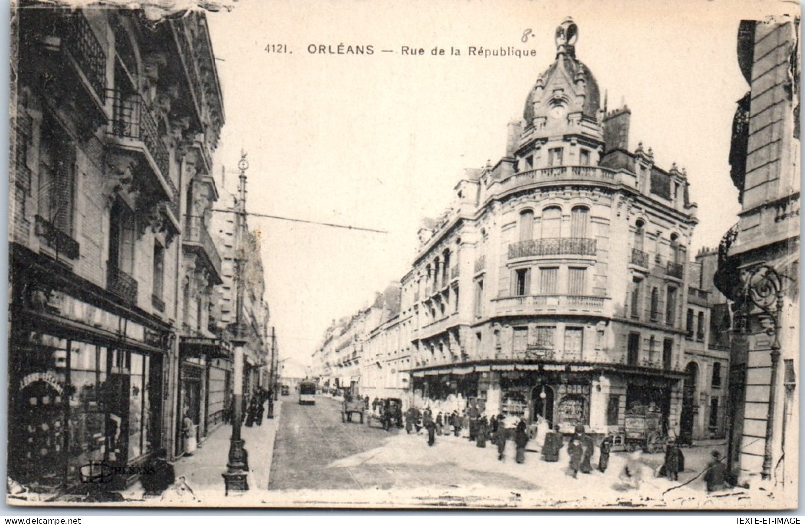 45 ORLEANS -- Perspective Rue Republique  - Orleans