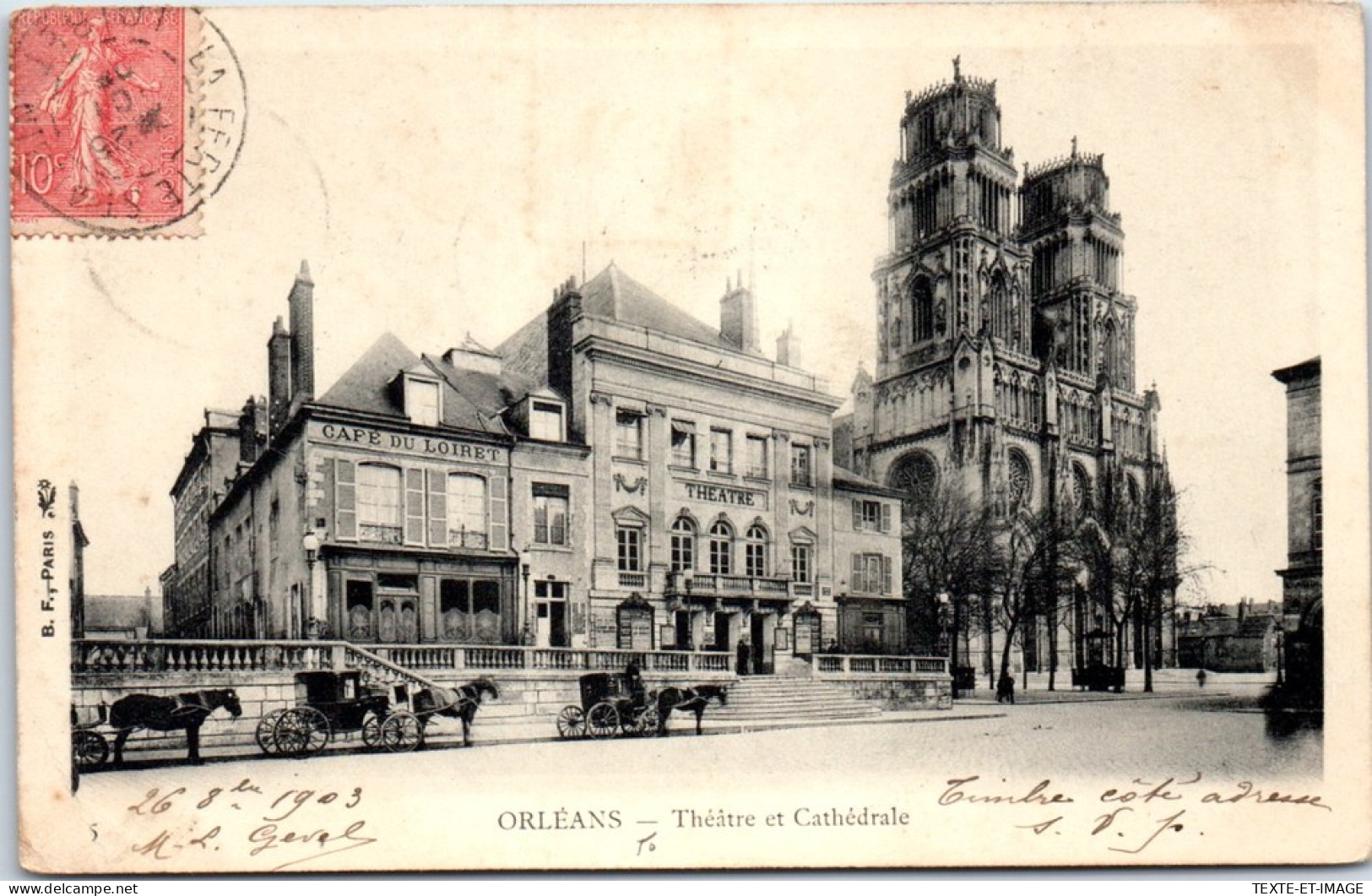 45 ORLEANS -- Le Theatre Et Cafe Du Loiret  - Orleans