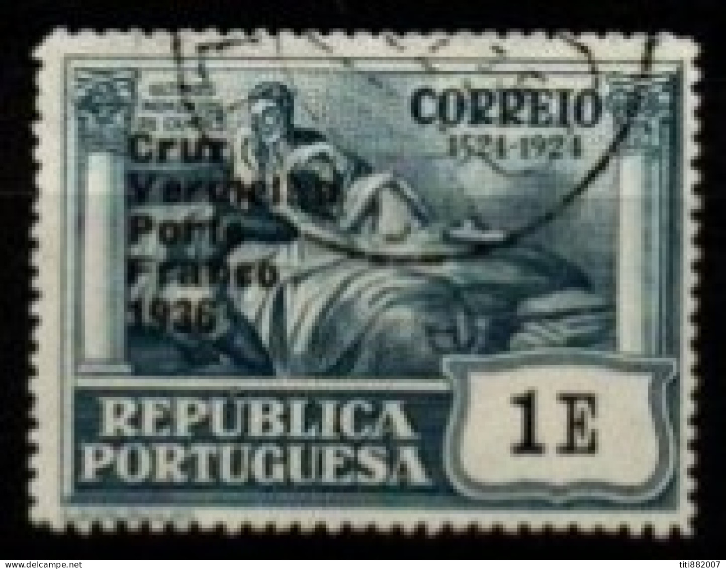 PORTUGAL   -   Franchise   -   1935.   Y&T N° 88 Oblitéré . - Oblitérés