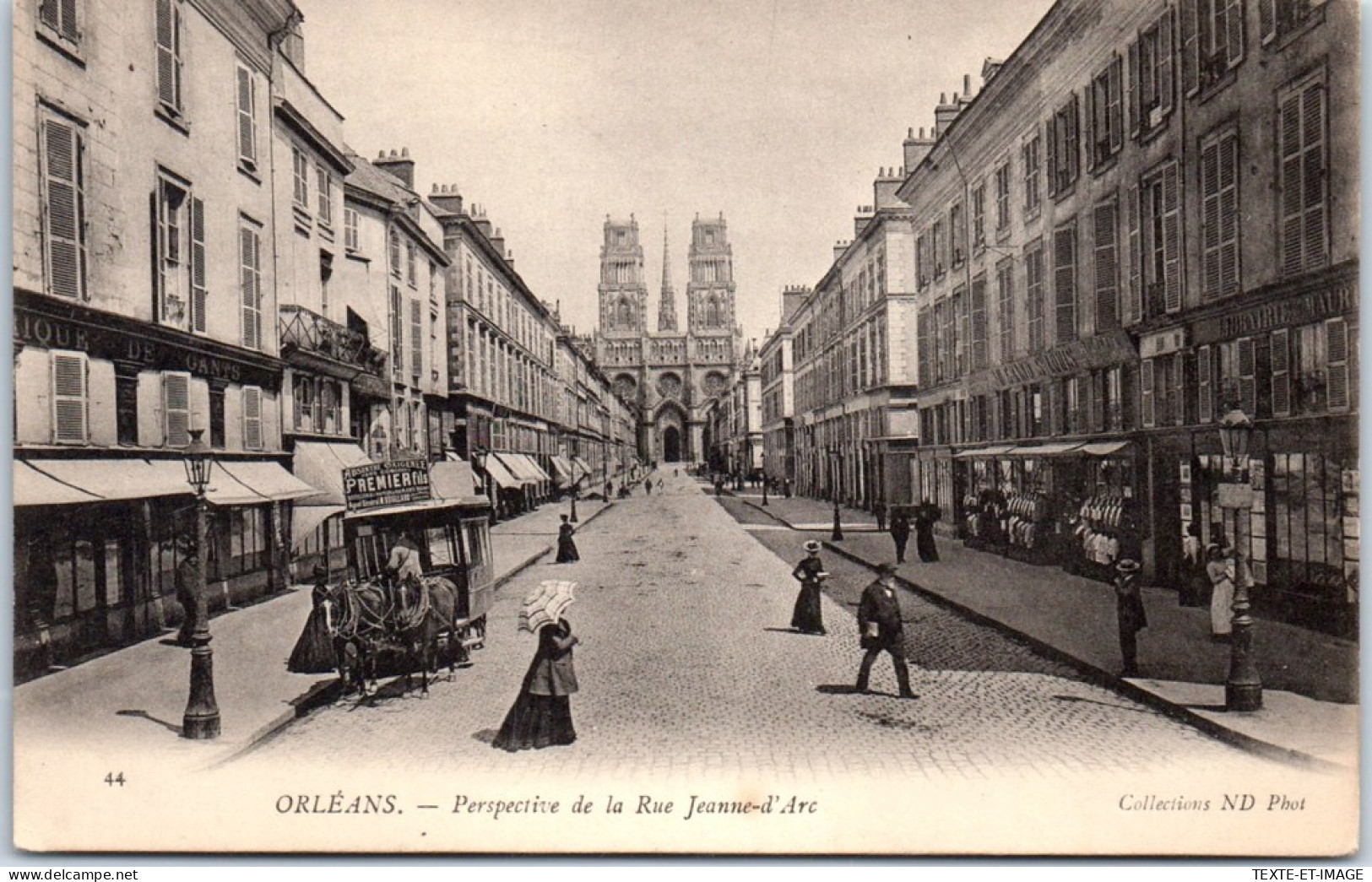 45 ORLEANS - Perspective De La Rue Jeanne D'arc. - Orleans