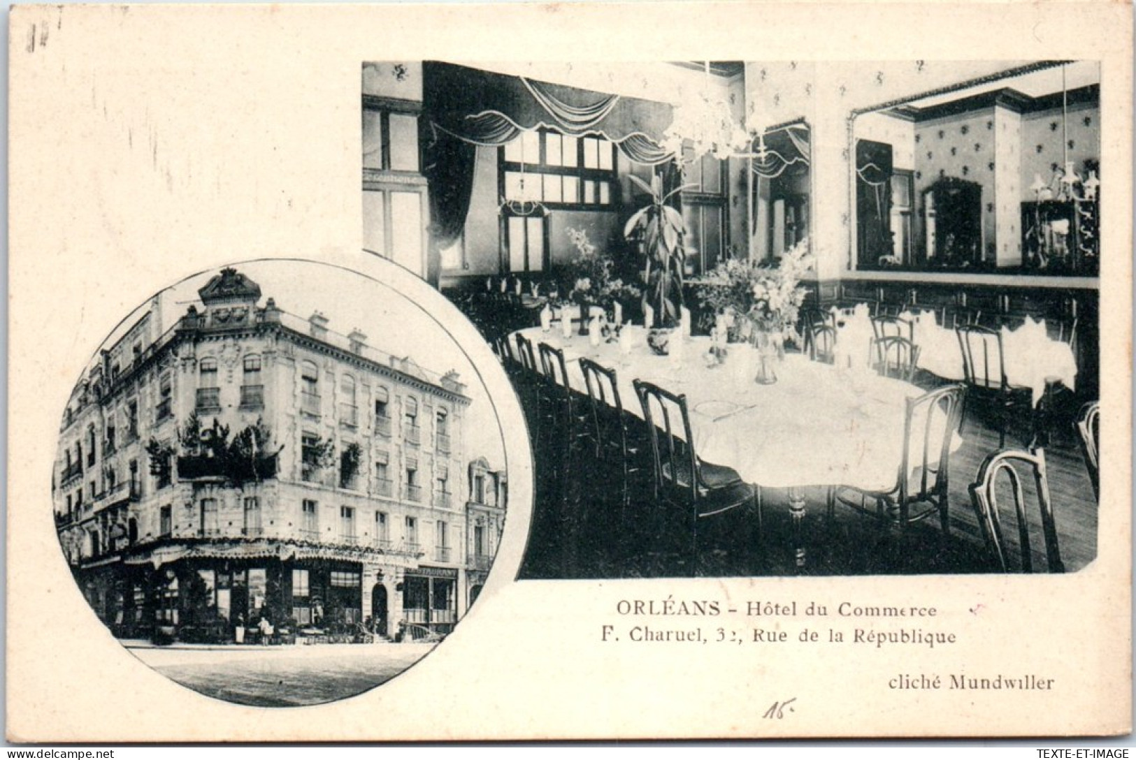 45 ORLEANS - Hotel Du Commerce, 32 Rue De La Republique  - Orleans