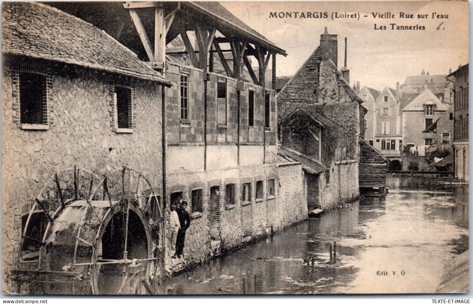 45 MONTARGIS -- Vieille Rue Sur L'eau Et Les Tanneries. - Montargis