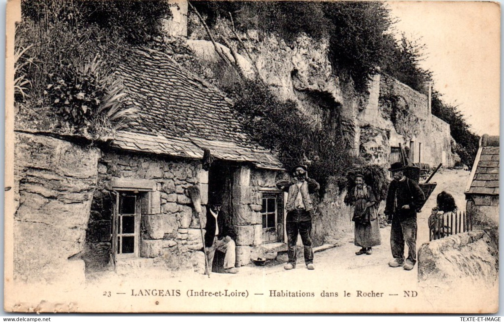 37 LANGEAIS - Habitations Dans Le Rocher  - Other & Unclassified