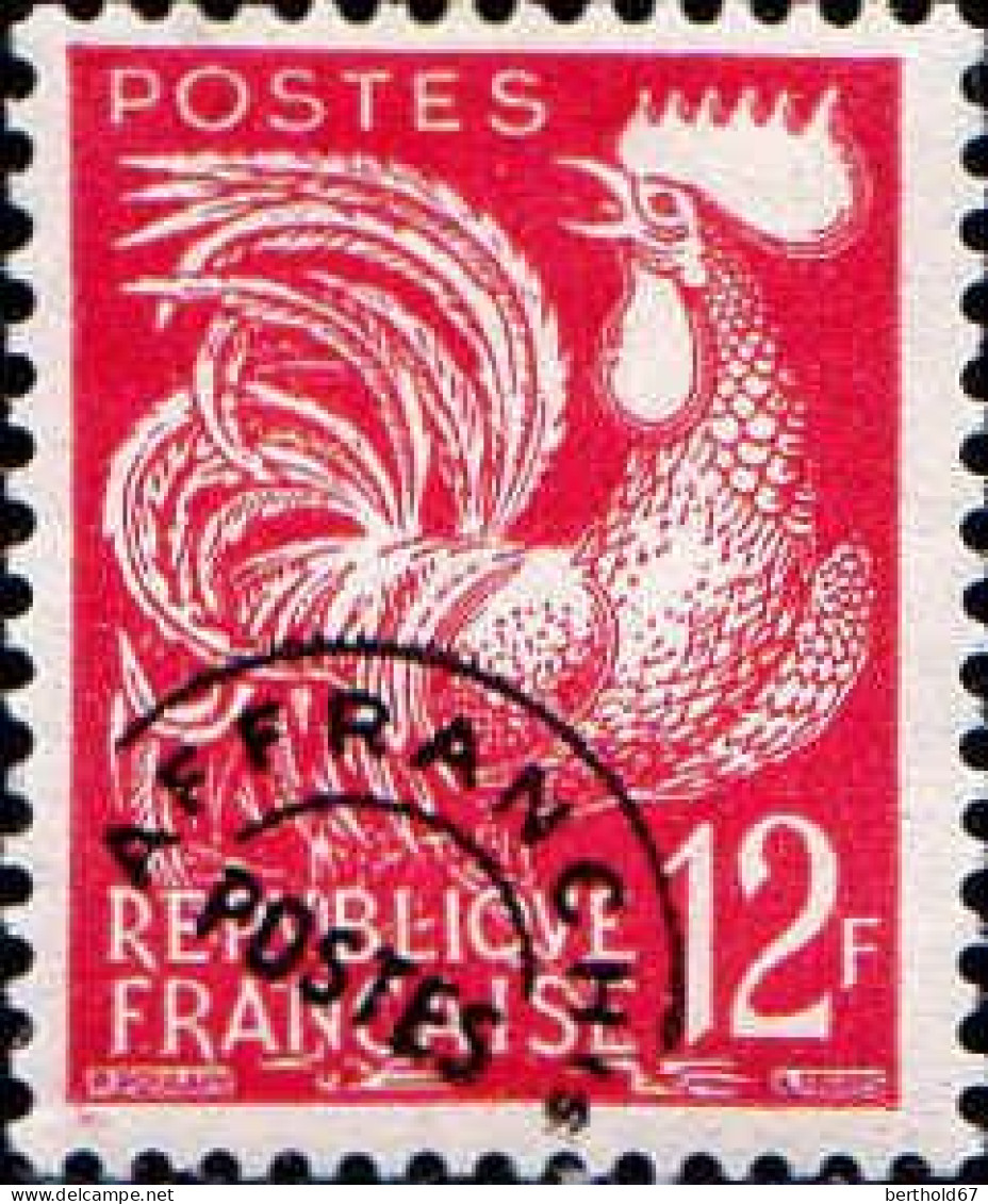 France Préo Yv:111 Mi:993 Affranchts Postes Coq Gaulois (s.gomme) - 1953-1960