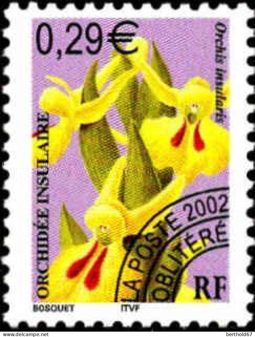 France Préo N** Yv:244 Mi:3594 Orchidée Insulaire Orchis Insularis - 1989-2008