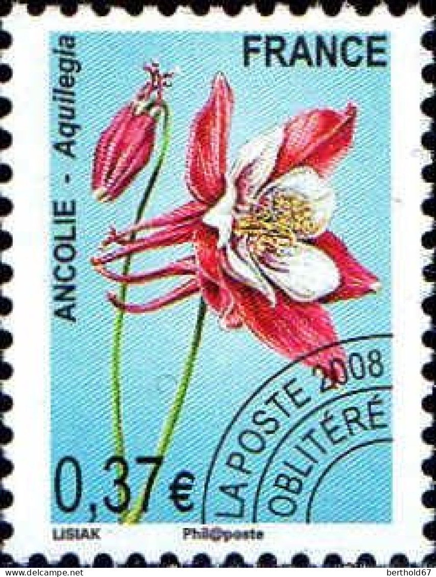 France Préo N** Yv:253/256 Fleurs - 1989-2008