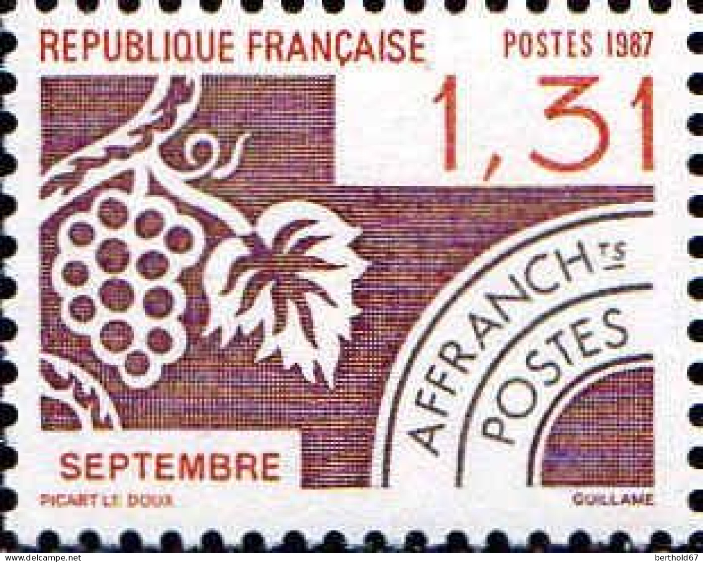 France Préo N** Yv:194 Mi:2588 Affranchts Postes Septembre - 1964-1988