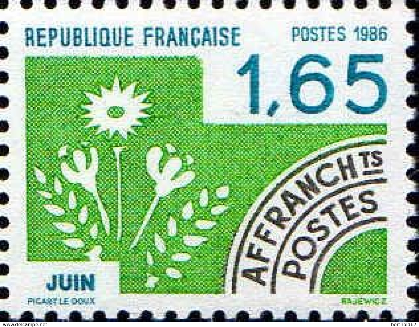 France Préo N** Yv:191 Mi:2528 Juin - 1964-1988