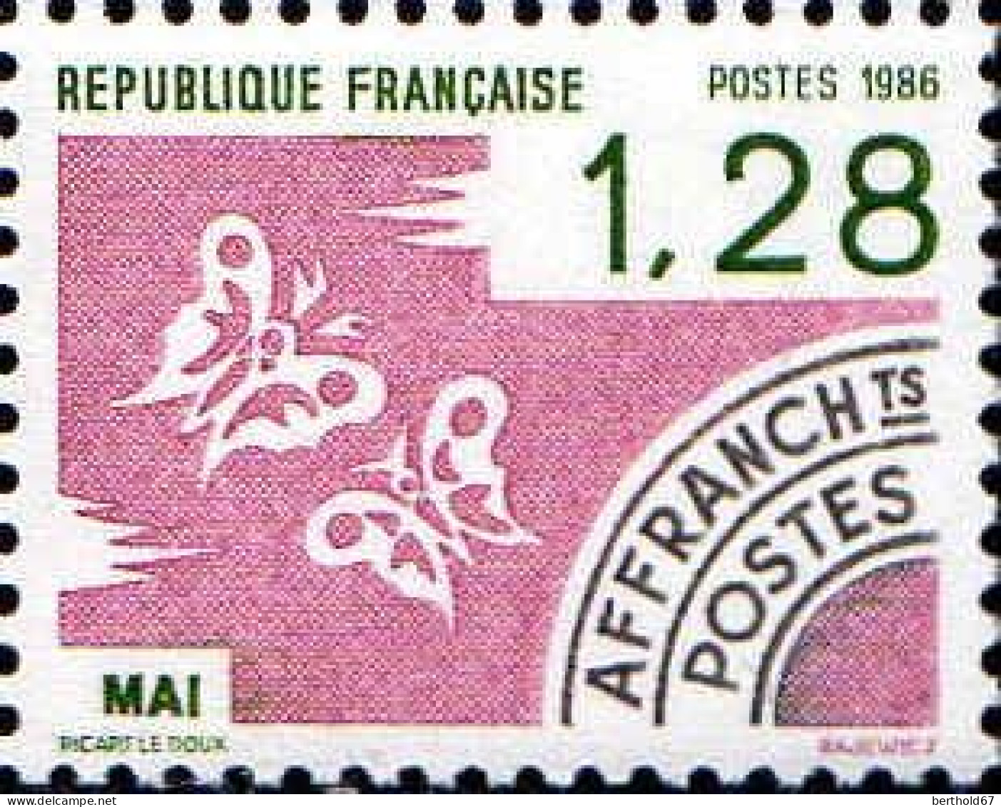 France Préo N** Yv:190 Mi:2527 Affranchts Postes Mai - 1964-1988