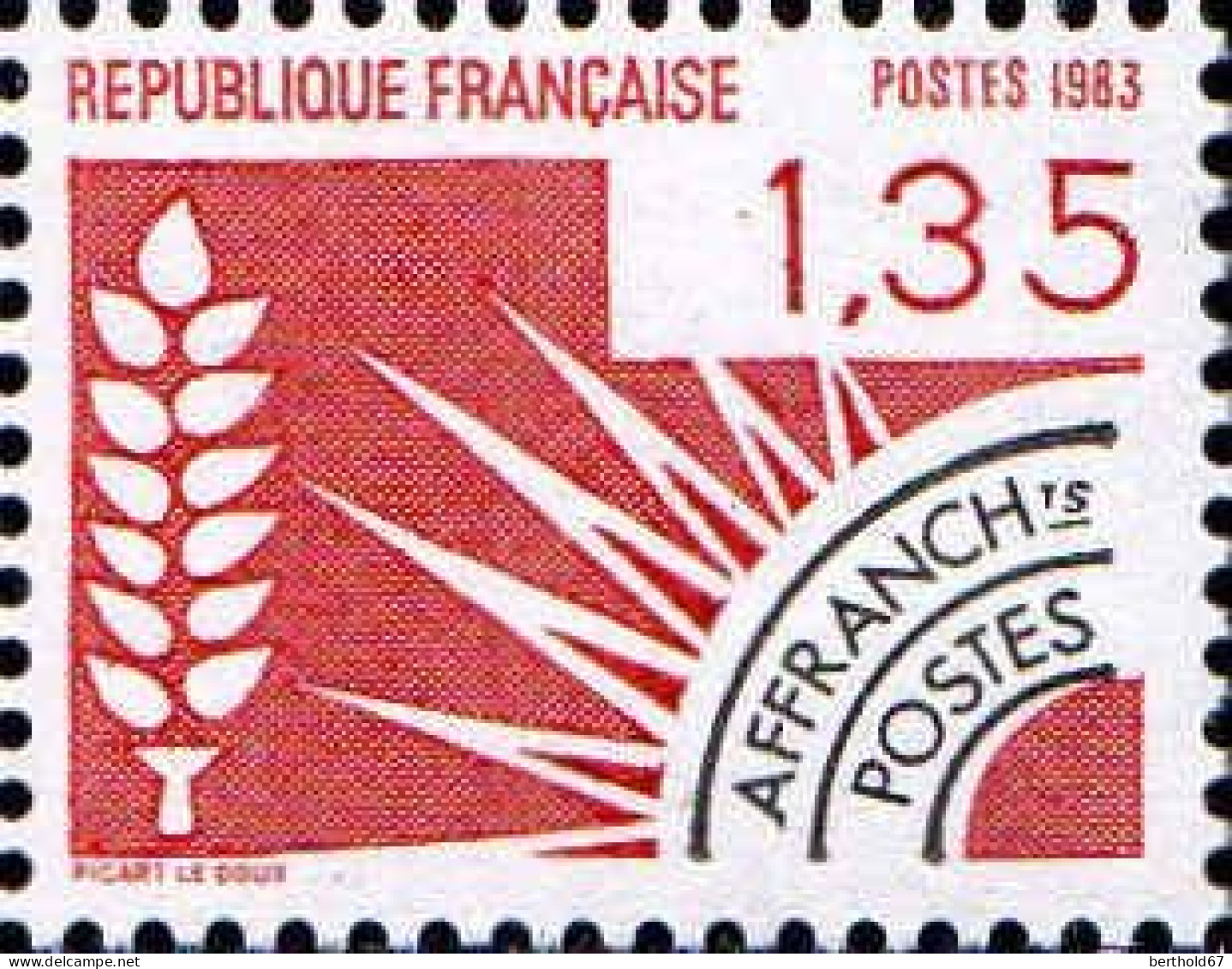 France Préo N** Yv:179 Mi:2377 Affranchts Postes (L'été) - 1964-1988