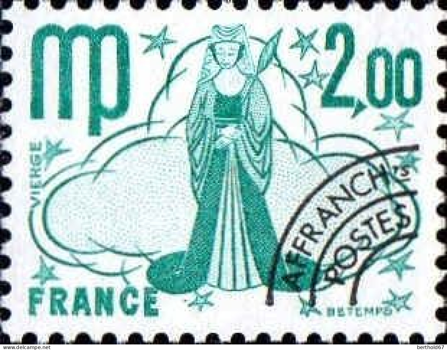 France Préo N** Yv:153 Mi:2066 Signe Du Zodiaque Vierge - 1964-1988