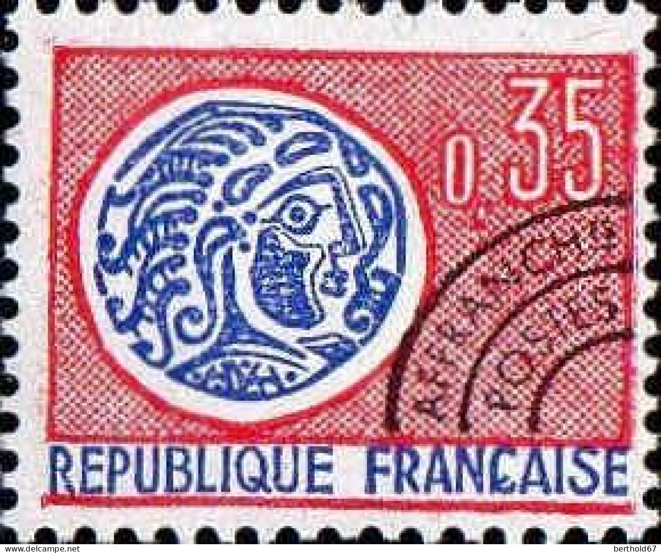 France Préo N** Yv:127 Mi:1657 Monnaie Gauloise - 1964-1988