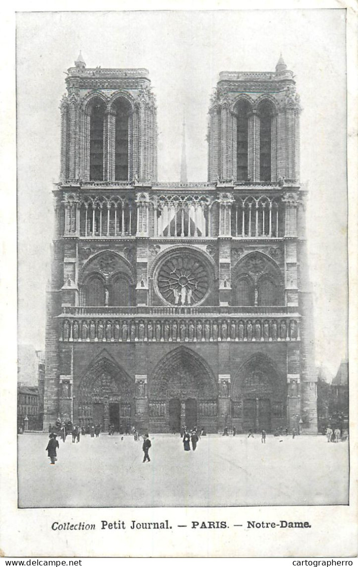 Cpa Paris Collection Petit Journal - Notre Dame - Eglises