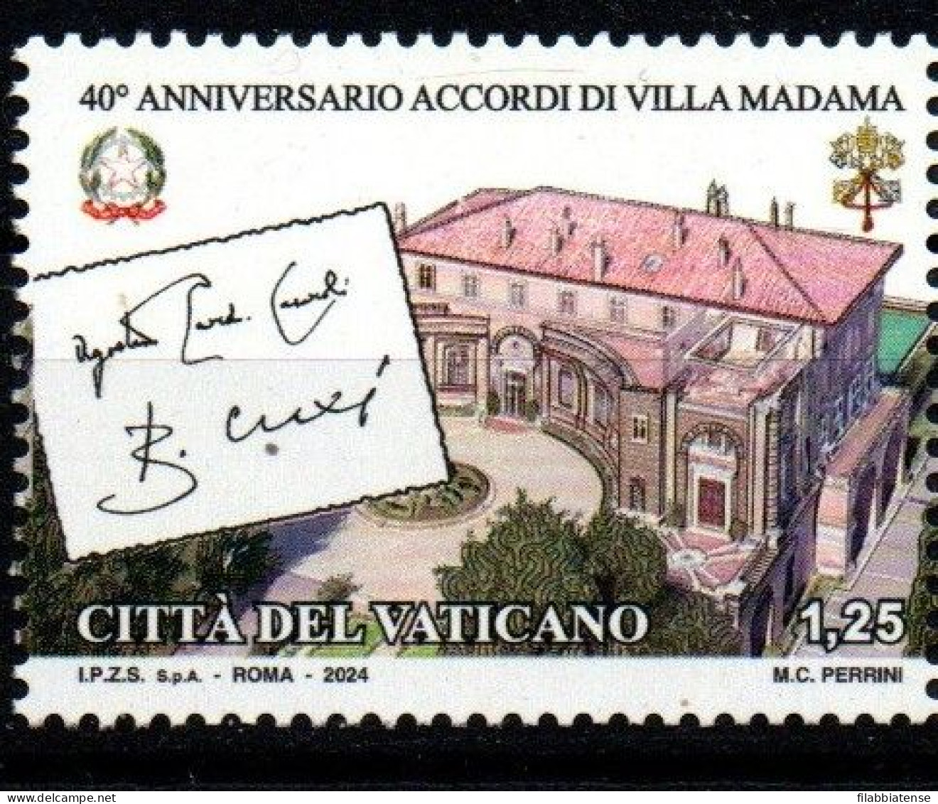 2024 - Vaticano - Villa Madama  +++++++++ - Ongebruikt