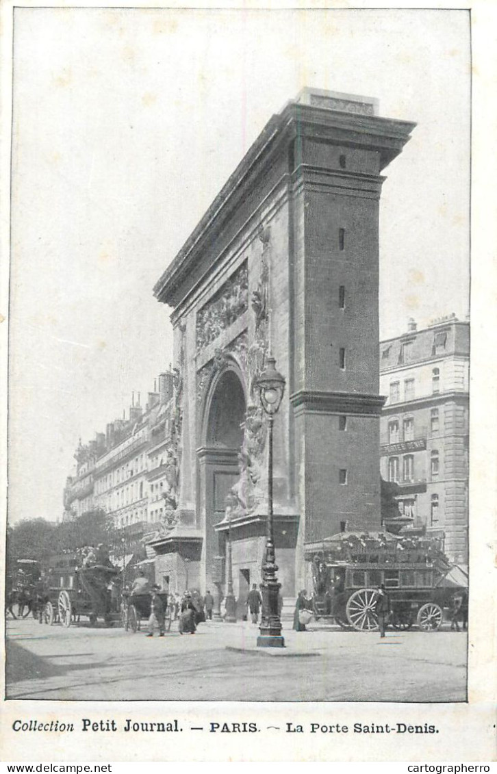 Cpa Paris Collection Petit Journal - Porte Saint Denis - Altri Monumenti, Edifici