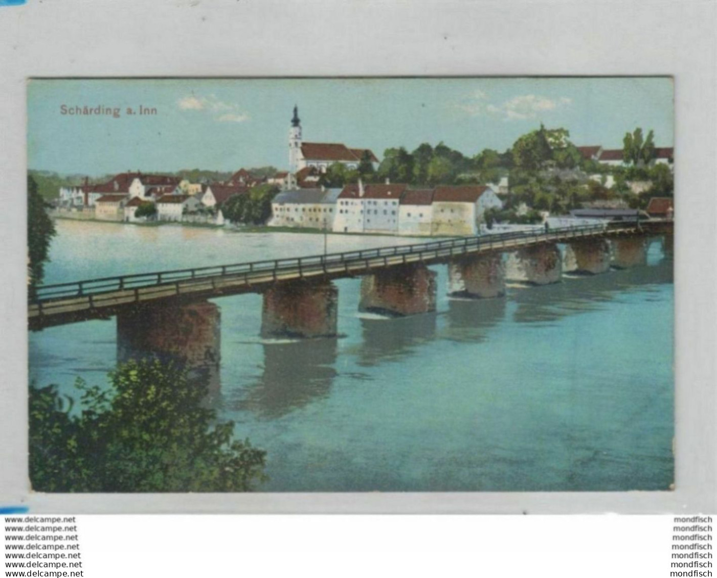 Schärding Am Inn Von Bayern Aus 1913 Gelaufen In Bayern - Schärding