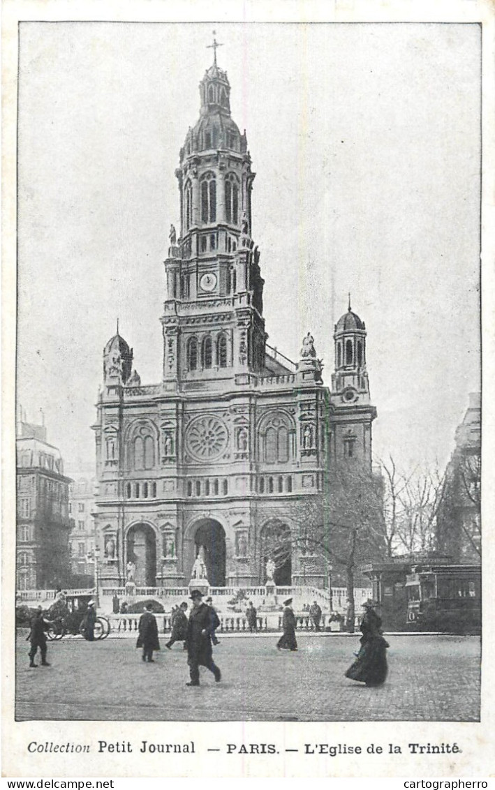 Cpa Paris Collection Petit Journal - Eglise De La Trinite - Kirchen