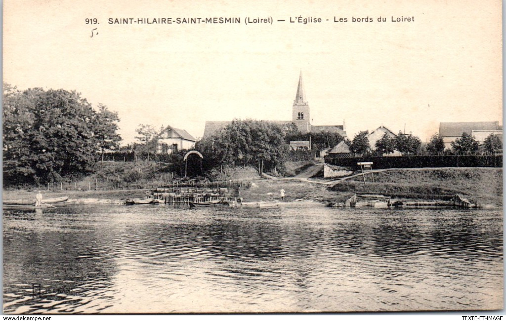 45 SAINT HILAIRE SAINT MESMIN - Eglise Et Bords Du Loiret  - Andere & Zonder Classificatie