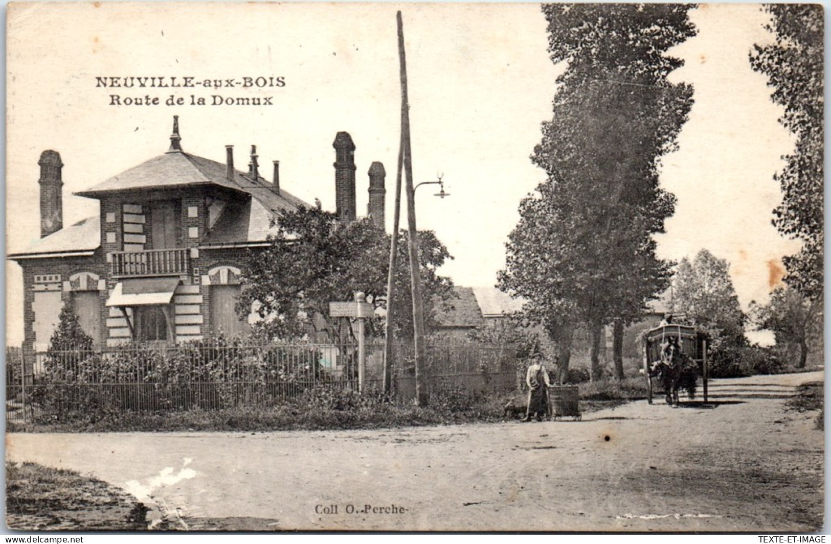 45 NEUVILLE AUX BOIS - Route De La Domux  - Andere & Zonder Classificatie