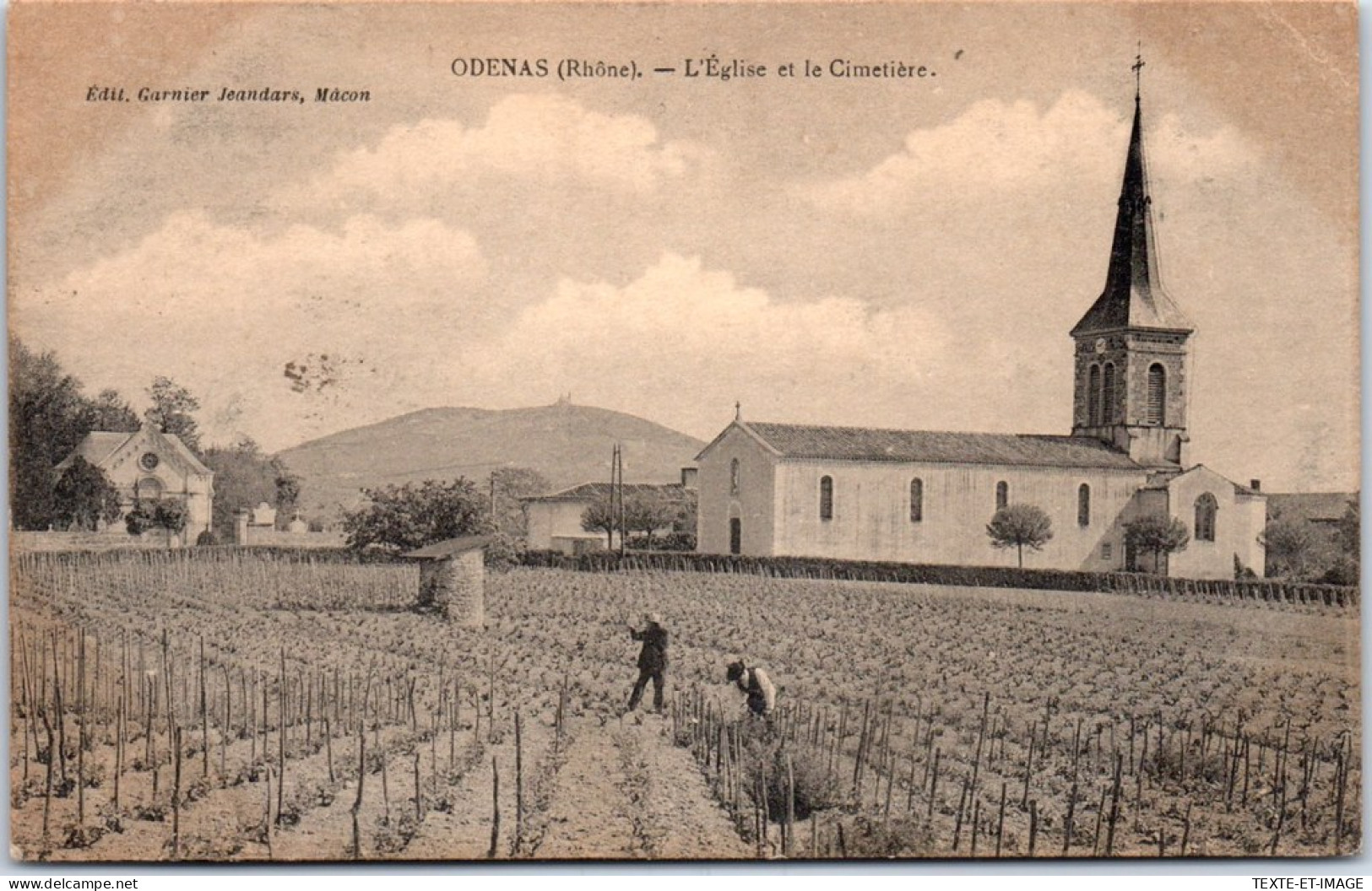 69 ODENAS - L'eglise Et Le Cimetiere  - Other & Unclassified