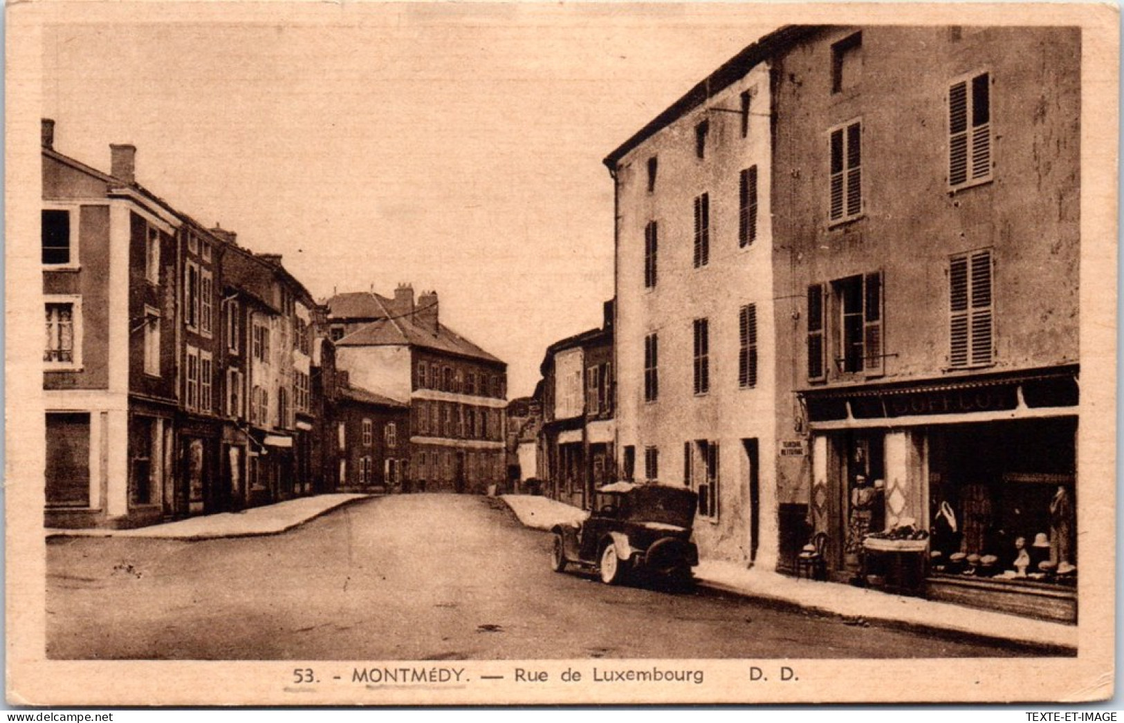 55 MONTMEDY - La Rue De Luxembourg  - Montmedy