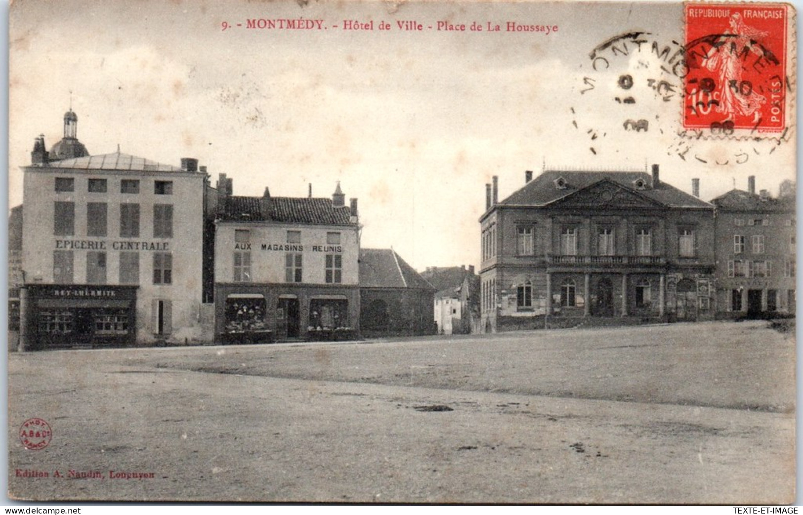 55 MONTMEDY - Hotel De Ville, Place De La Houssaye  - Montmedy