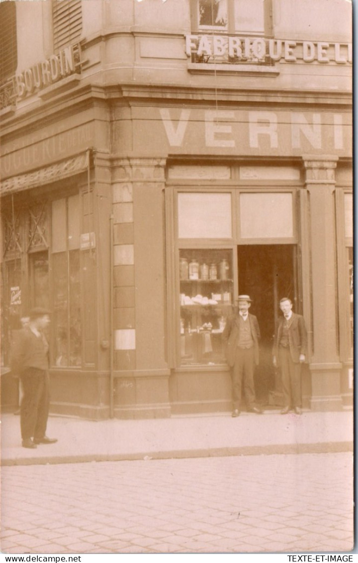 69 LYON - CARTE PHOTO - Ets BOURDIN 40 Cours Gambetta  - Autres & Non Classés