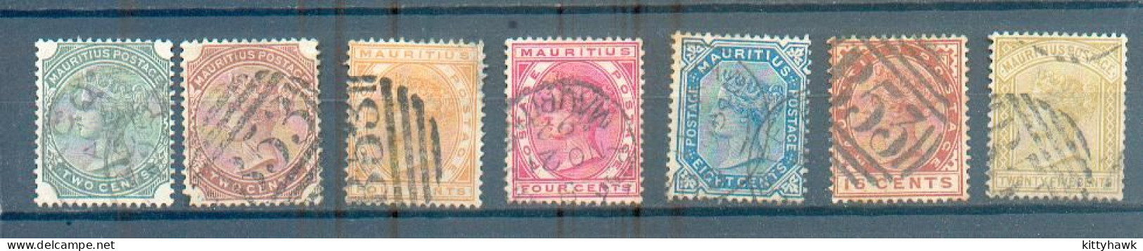 C 40  - MAURICE - YT 68 à 74 ° Obli - Mauritius (...-1967)