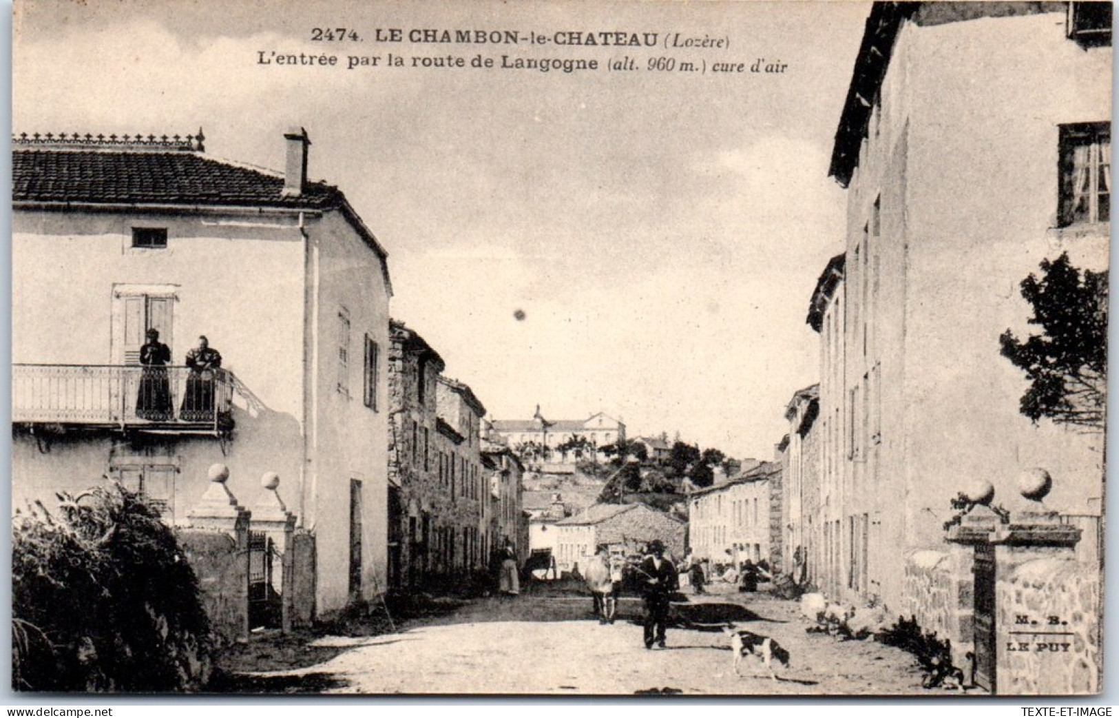 48 LE CHAMBON LE CHATEAU- Entree Du Village  - Other & Unclassified