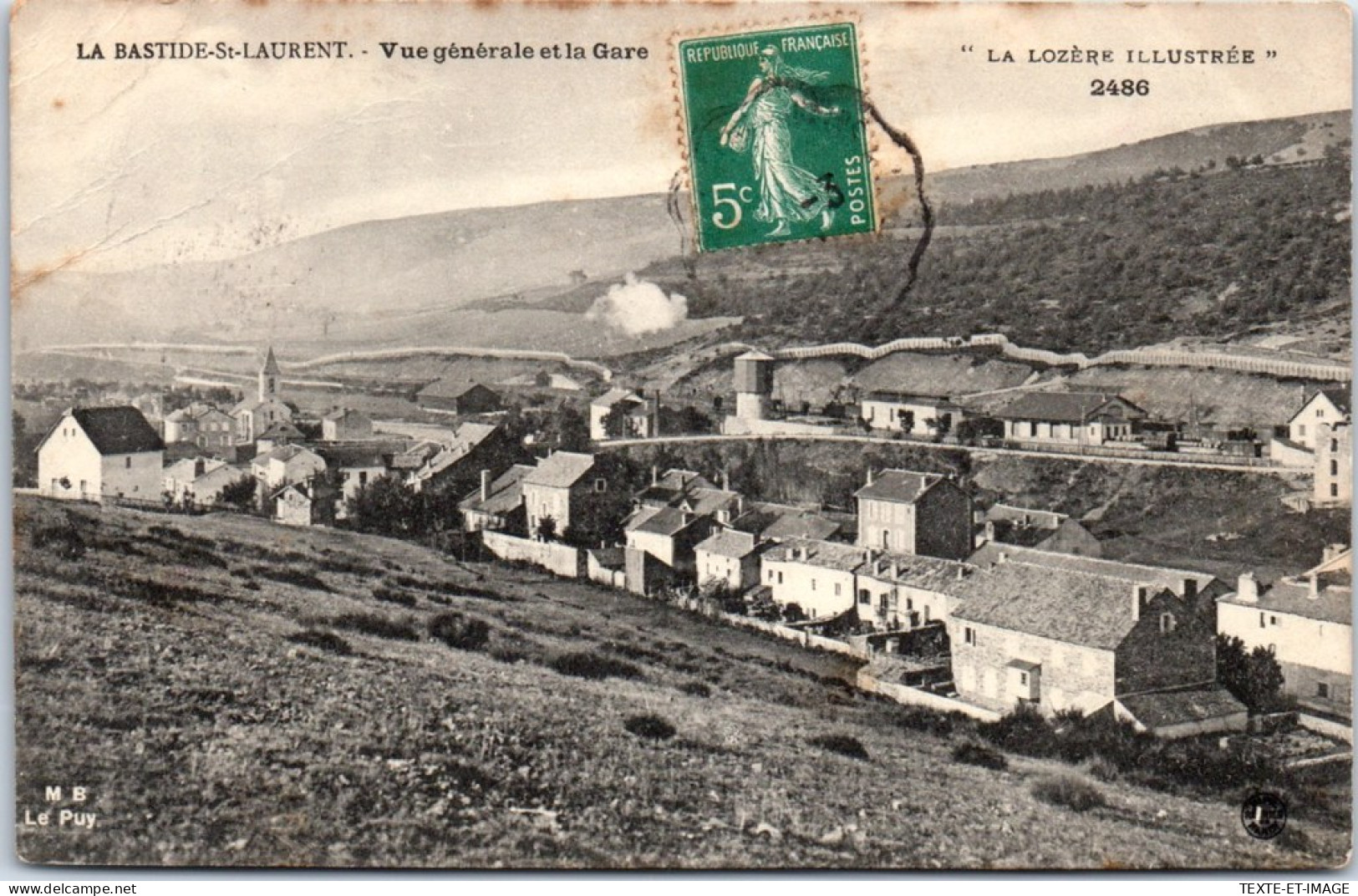 48 LA BASTIDE SAINT LAURENT - Vue Generale De La Gare  - Other & Unclassified