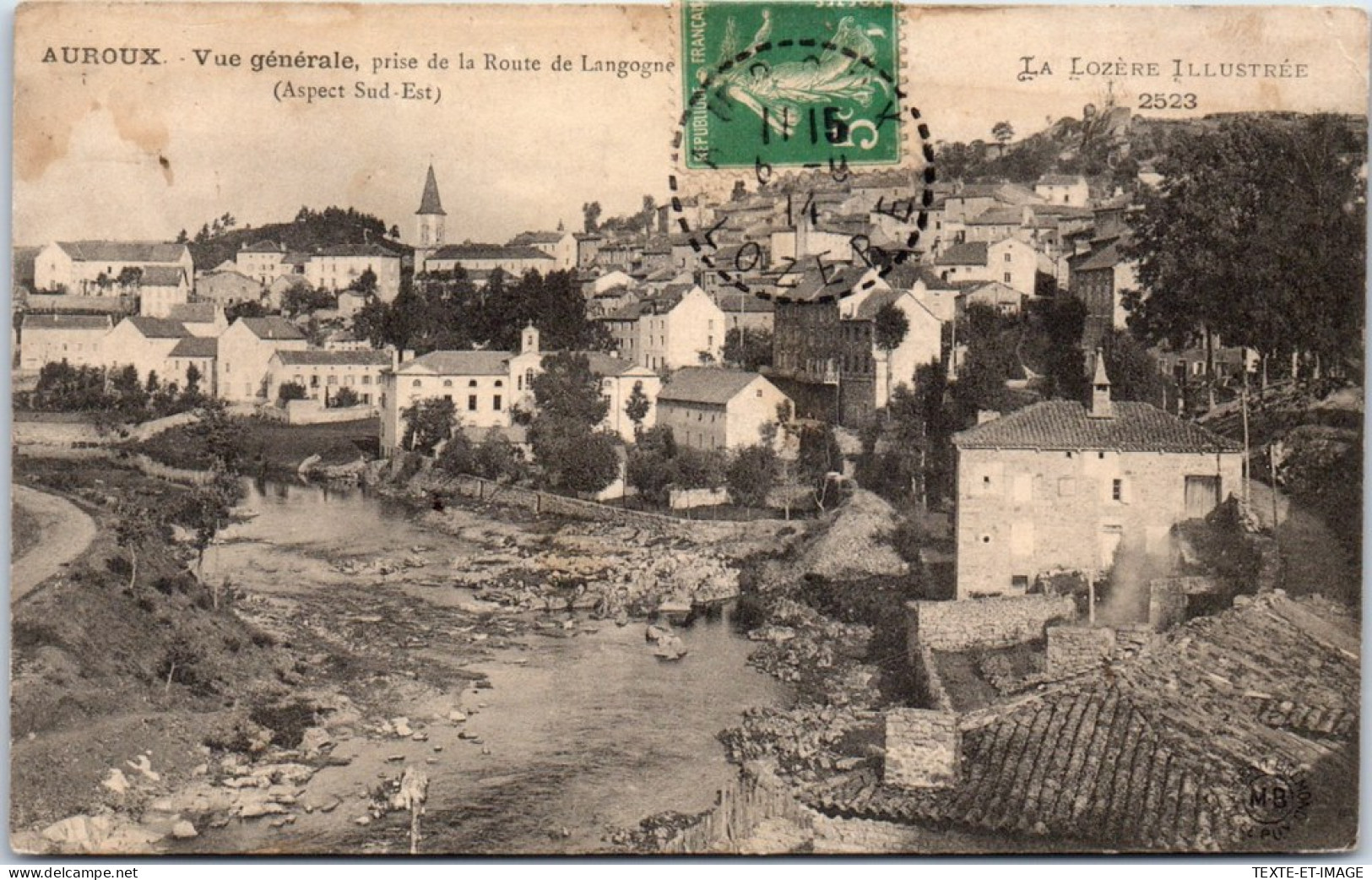 48 AUROUX - Vue Generale Depuis La Route De Langogne  - Otros & Sin Clasificación