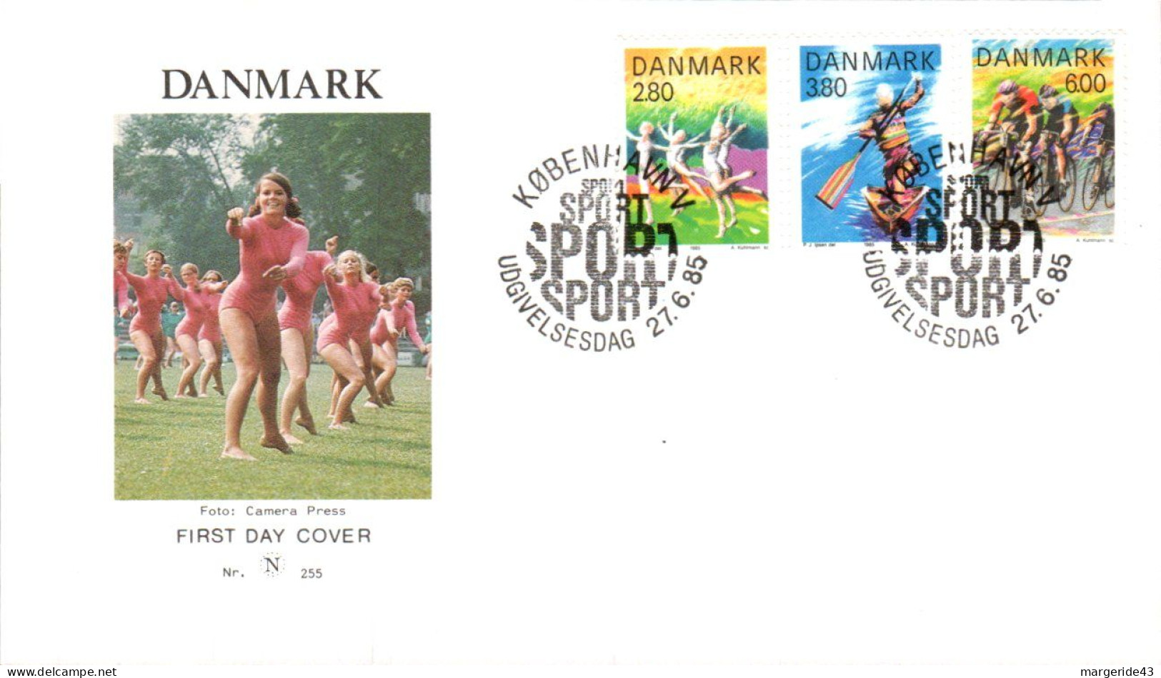 DANEMARK LOT DE 58 LETTRES, ET FDC