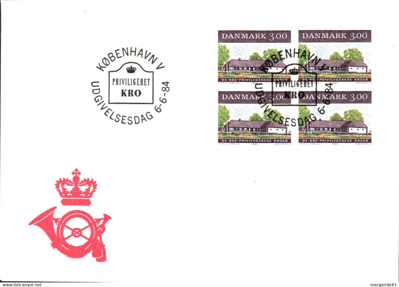 DANEMARK LOT DE 58 LETTRES, ET FDC