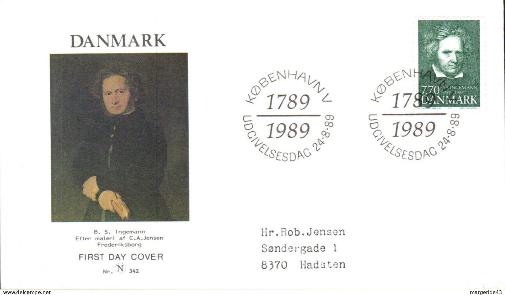 DANEMARK LOT DE 58 LETTRES, ET FDC