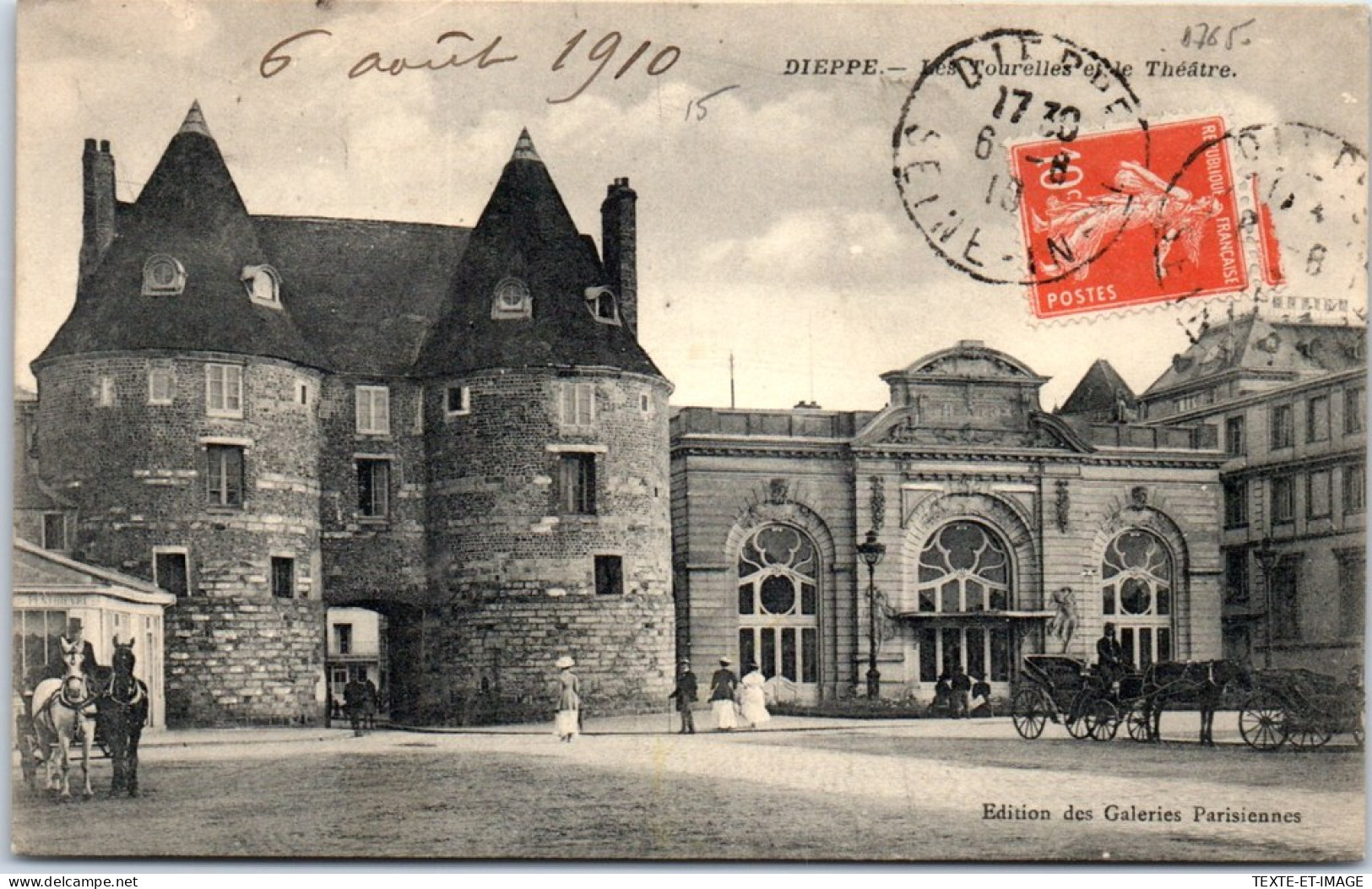 76 DIEPPE - Les Tourelles Et Le Theatre  - Dieppe