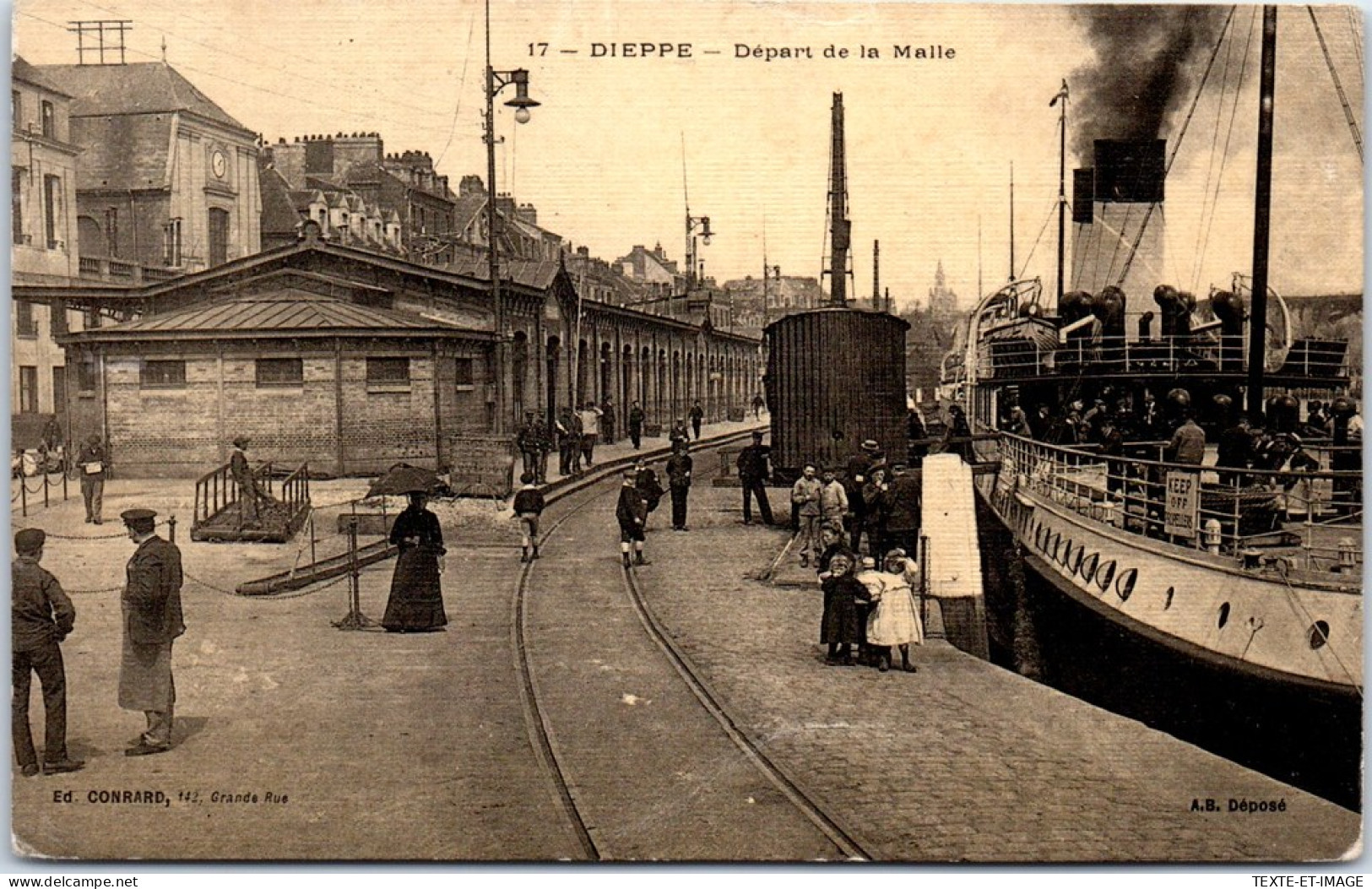 76 DIEPPE - Le Depart De La Malle  - Dieppe