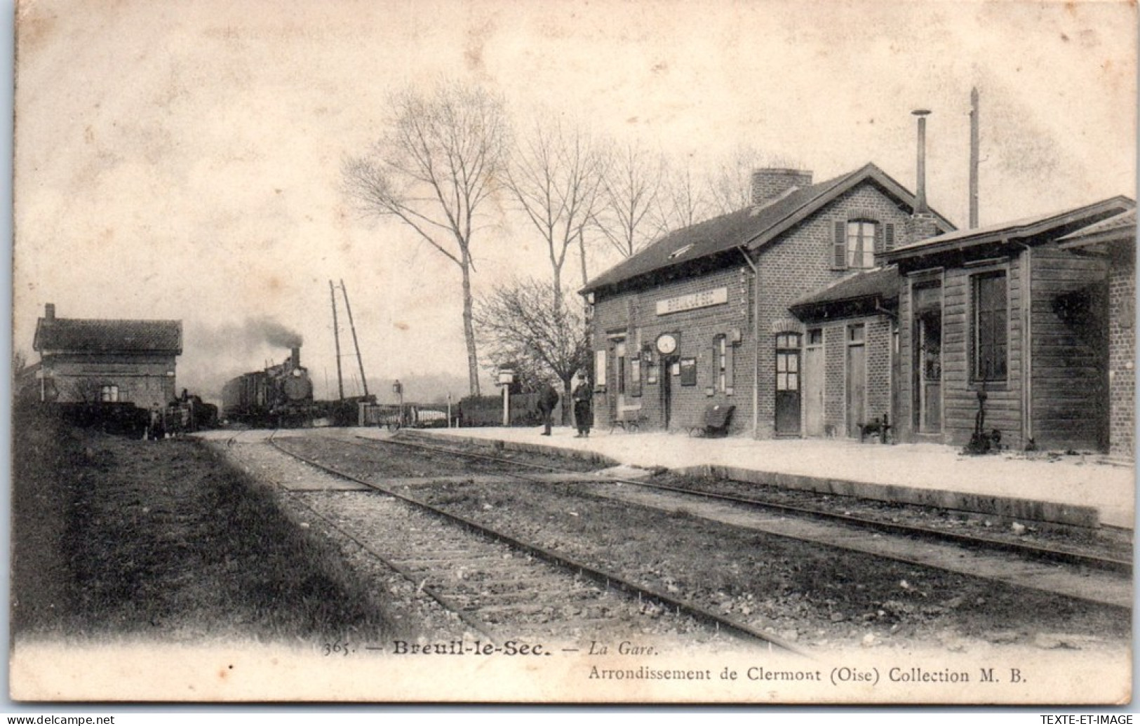60 BREUIL - Vue De La Gare (traina - Autres & Non Classés