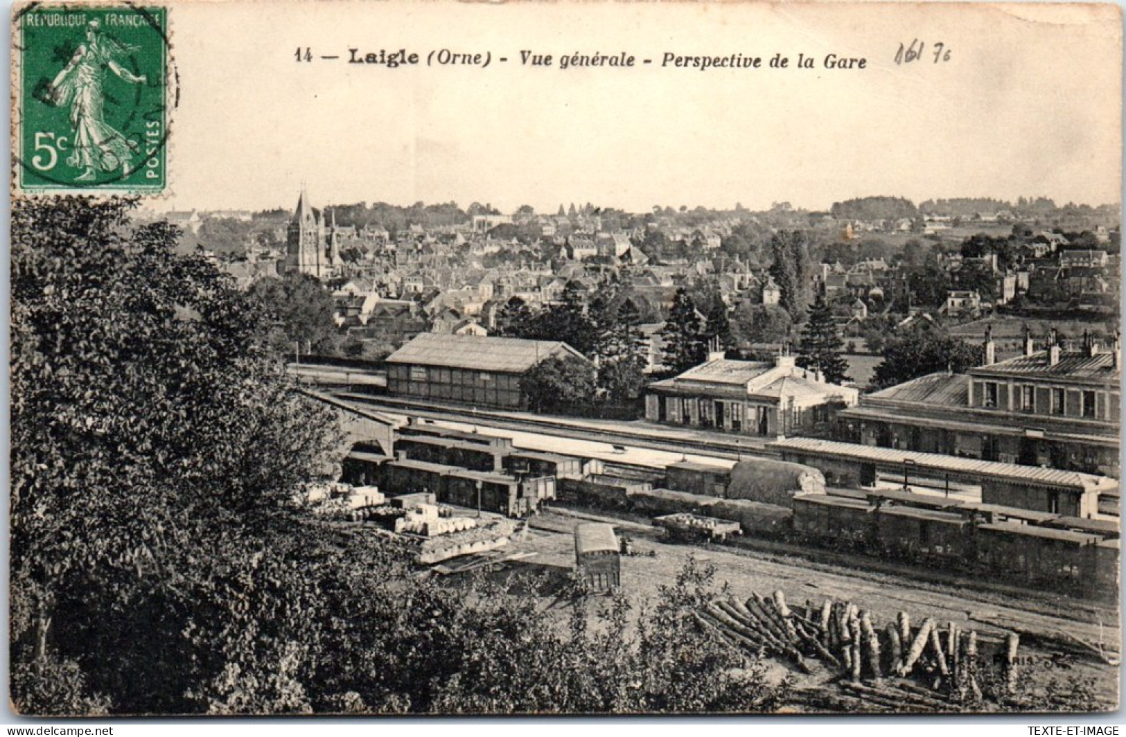 61 LAIGLE - Vue Generale, Perspective De La Gare  - L'Aigle