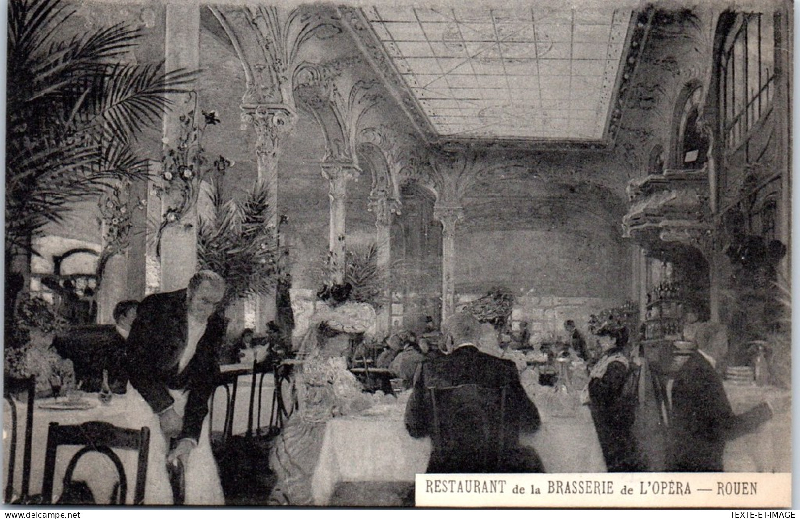 76 ROUEN - Interieur Du Restaurant De La Brasserie De L'opera - Rouen