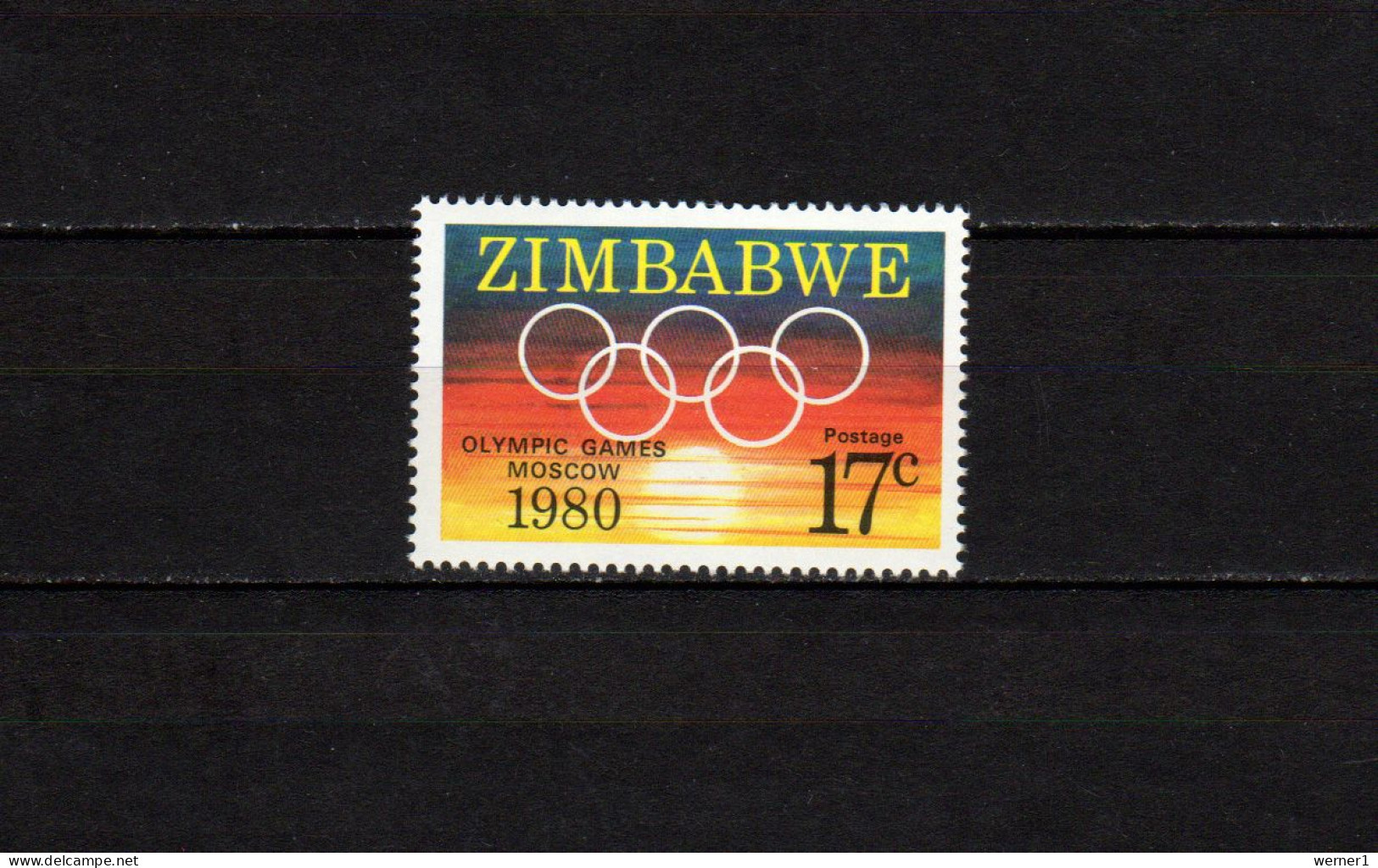 Zimbabwe 1980 Olympic Games Moscow Stamp MNH - Ete 1980: Moscou