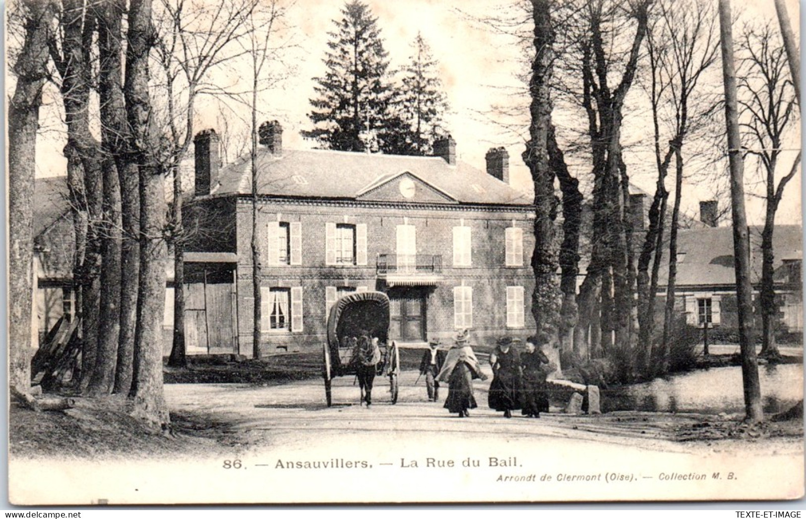 60 ANSAUVILLERS - La Rue Du Bail. - Other & Unclassified