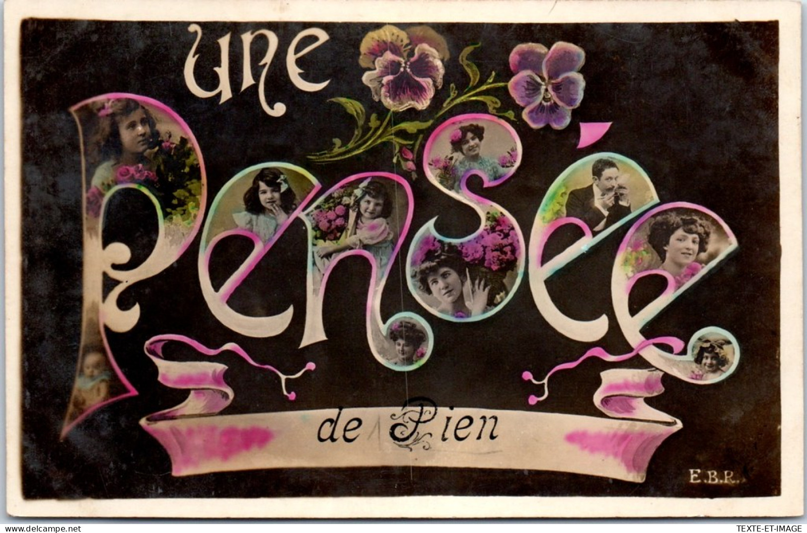 48 PIEN - Une Pensee (carte Souvenir) - Sonstige & Ohne Zuordnung