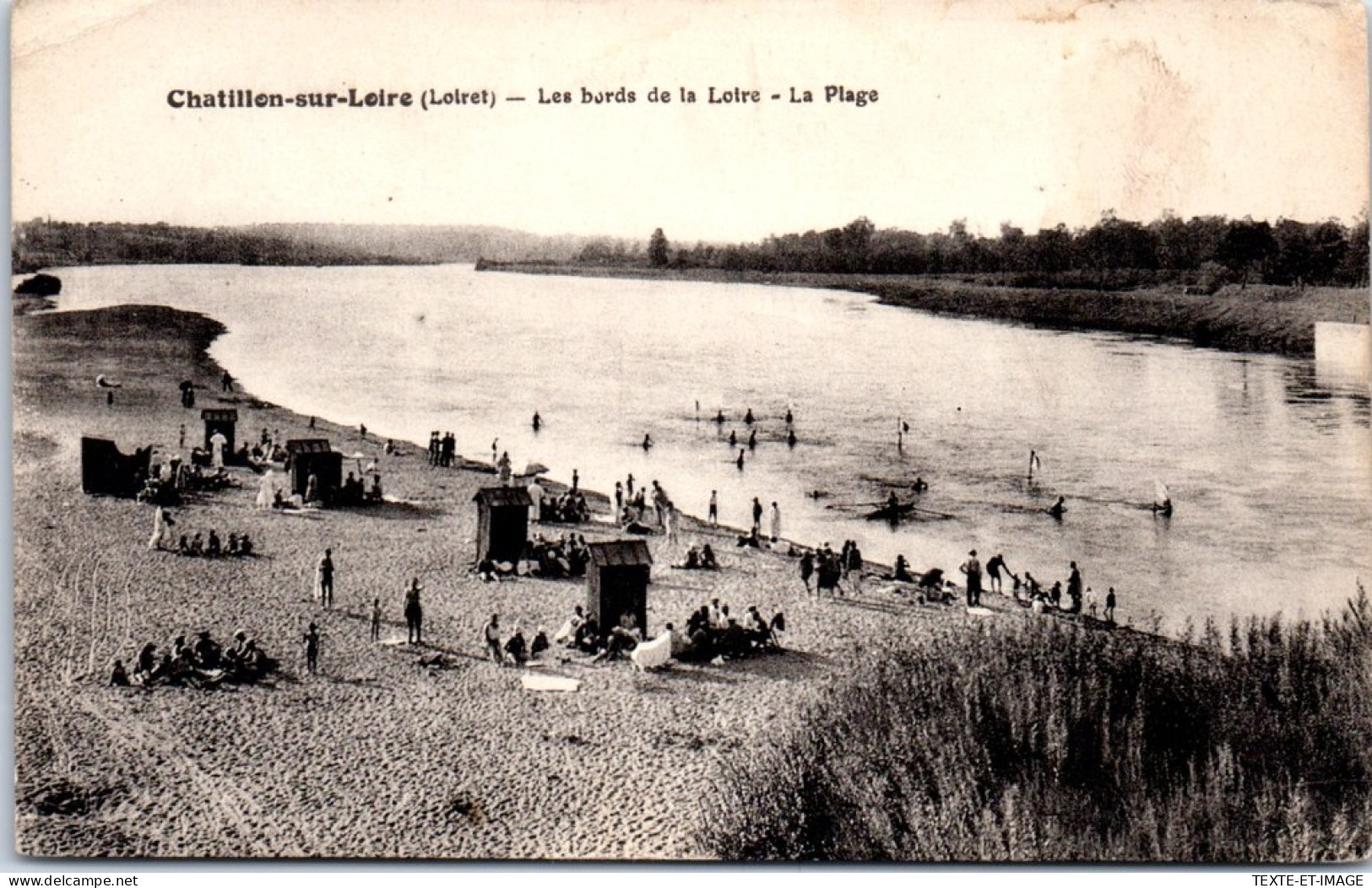 45 CHATILLON SUR LOIRE - Les Bords De La Loire, La Plage  - Chatillon Sur Loire