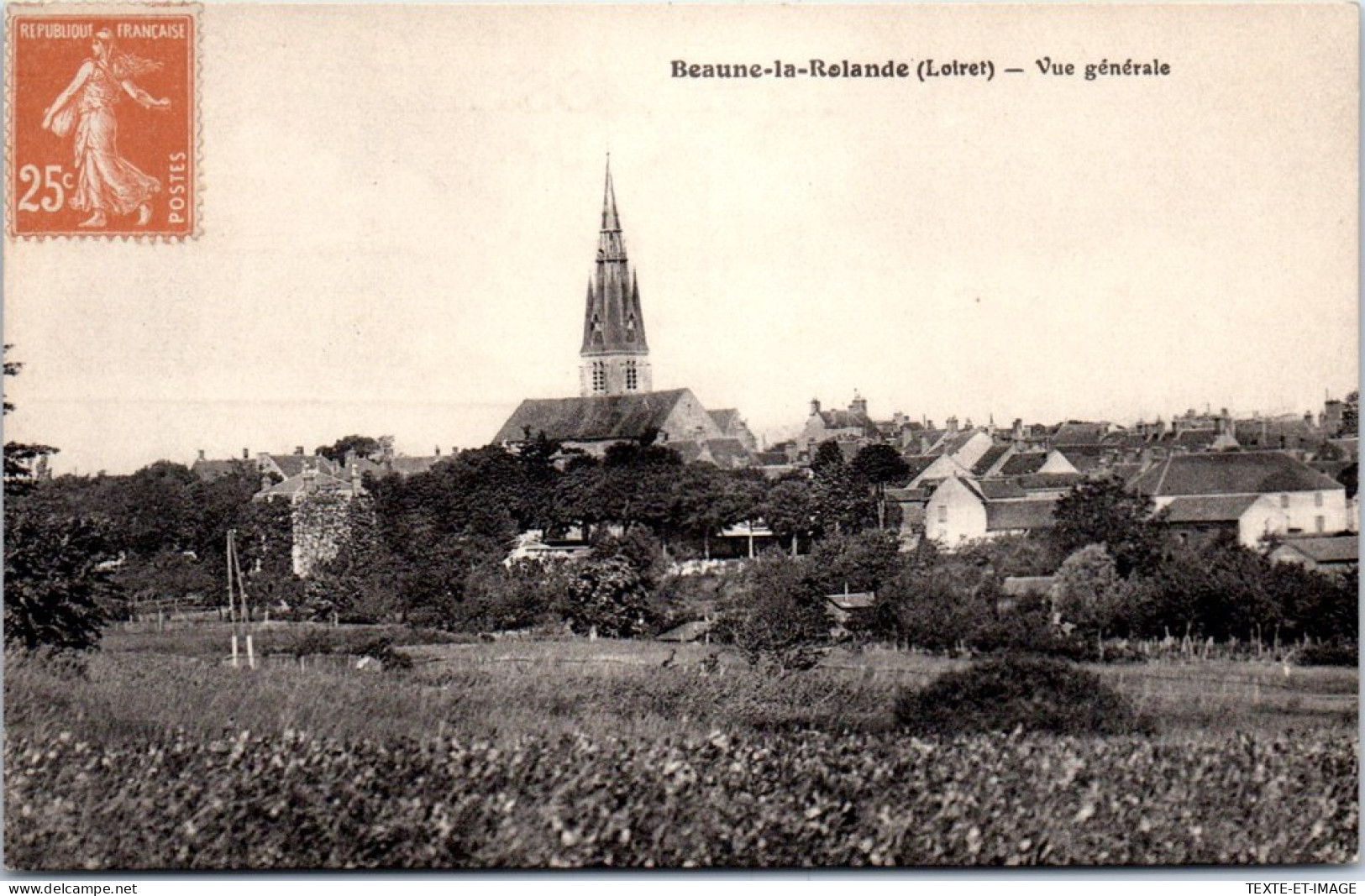 45 BEAUNE LA ROLANDE - Vue Generale De La Commune  - Beaune-la-Rolande