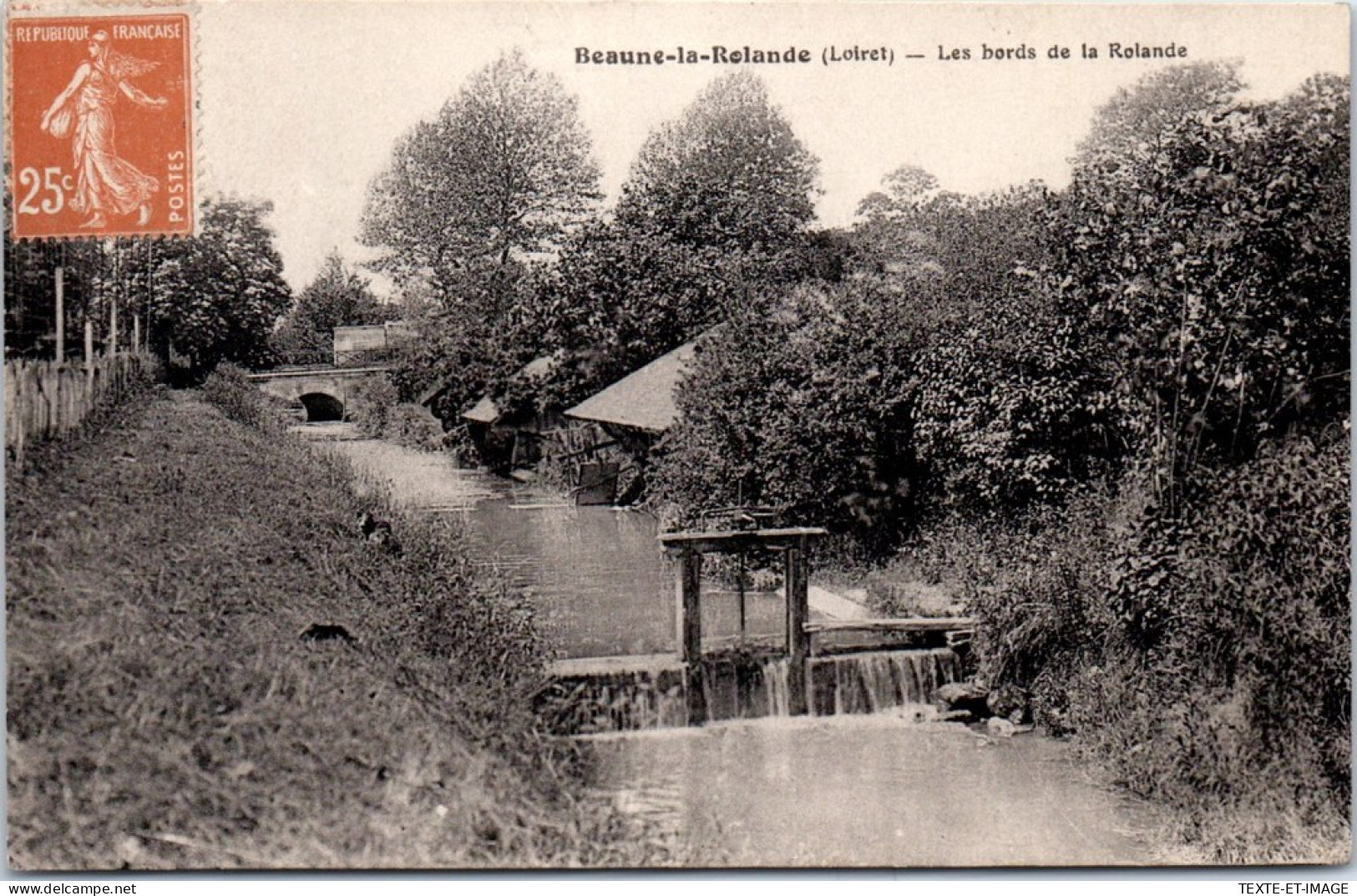 45 BEAUNE LA ROLANDE - Les Bords De La Rolande  - Beaune-la-Rolande