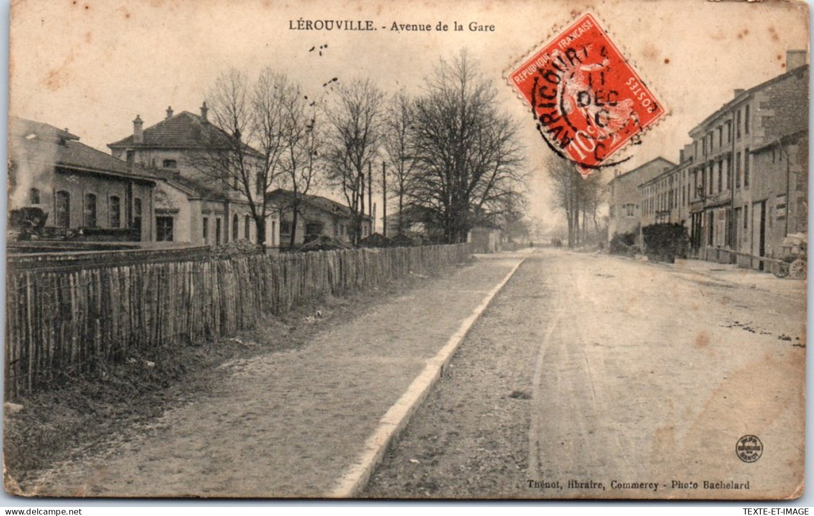 55 LEROUVILLE - Perspective De L'avenue De La Gare  - Lerouville