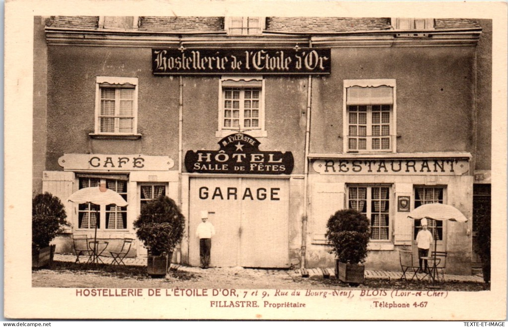 41 BLOIS -- Hostellerie De L'etoile D'or  - Blois